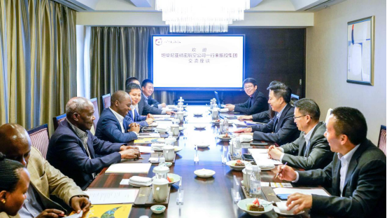 坦桑尼亚驻华参赞一行到Z6尊龙凯时集团交流座谈