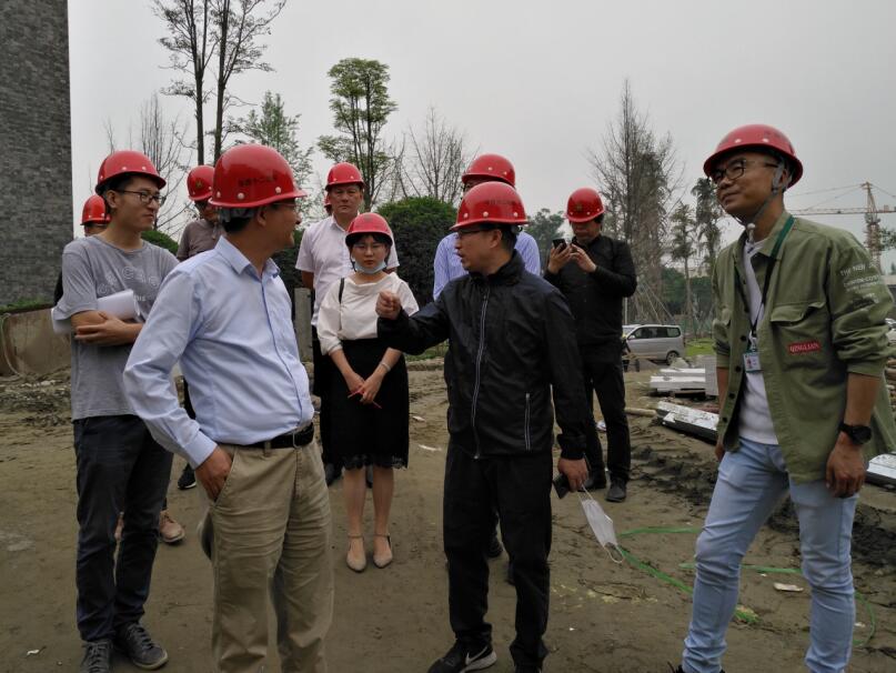 Z6尊龙凯时集团向导检查金牛宾馆工程推进事情